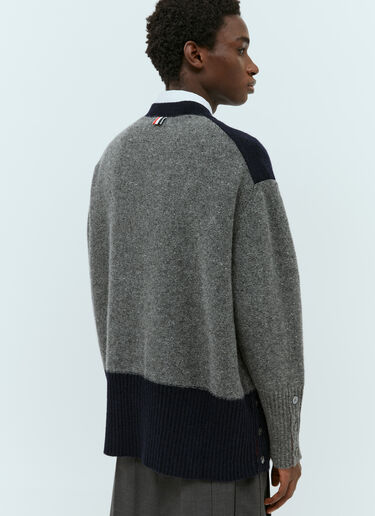 Thom Browne 4-바 니트 가디건 그레이 thb0154005
