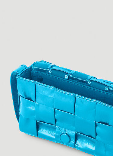 Bottega Veneta Cassette Shoulder Bag Blue bov0150039