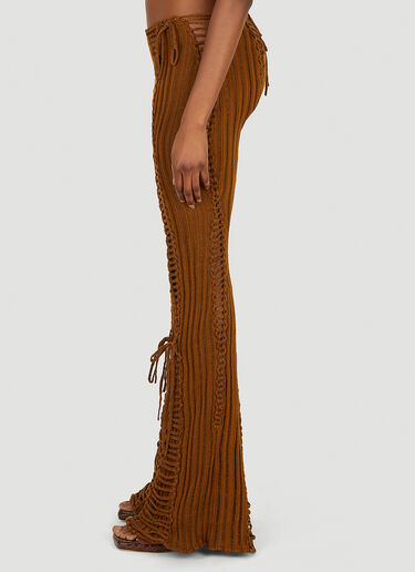 Split and Tear Pants Isa Boulder Split and Tear Pants Brown isa0249002