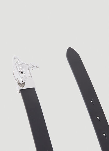 Vivienne Westwood Orb Buckle Belt Black vvw0152046