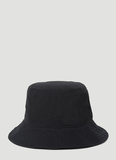 Logo Patch Bucket Hat Acne Studios Logo Patch Bucket Hat Black acn0153052