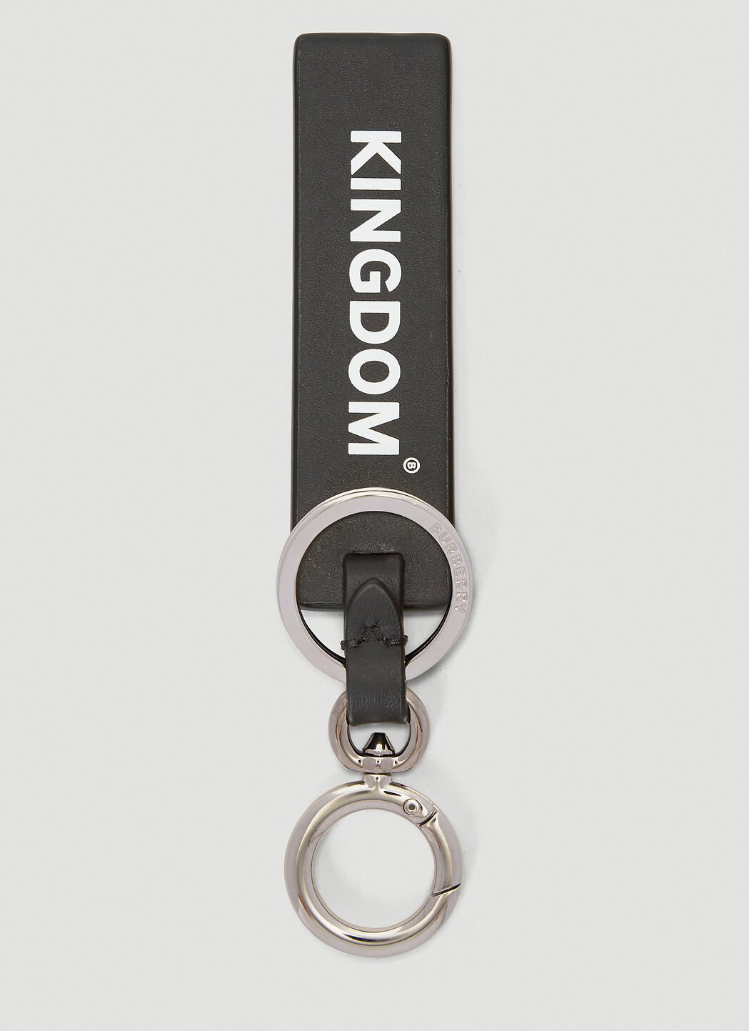Burberry clearance leather keychain
