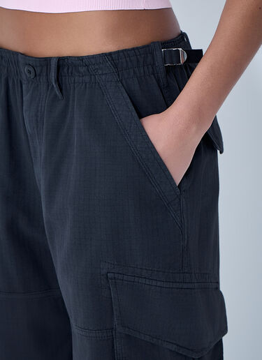 Alexander Wang Drawstring Cargo Trousers Black awg0264003