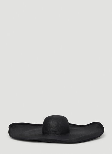 Max Mara Oversized Hat Black max0252066