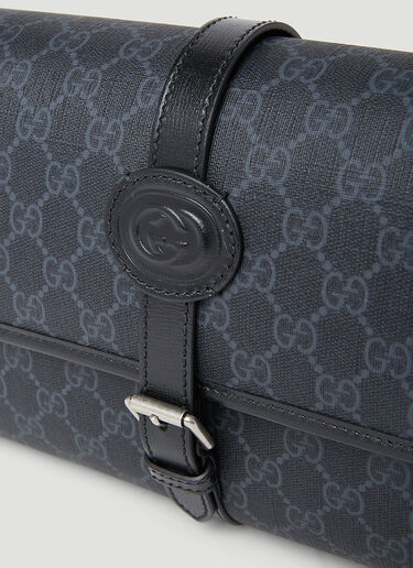 Gucci GG 斜挎邮差包 黑色 guc0153121