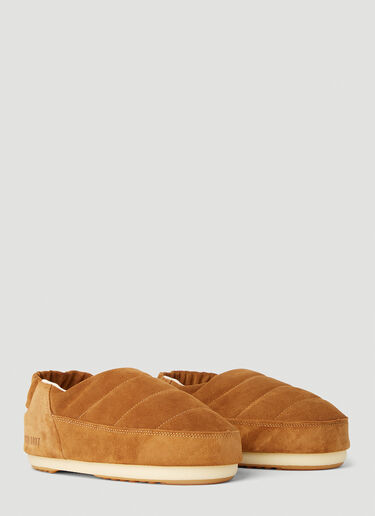 Moon Boot Evolution Suede Flat Shoes Brown mnb0151004