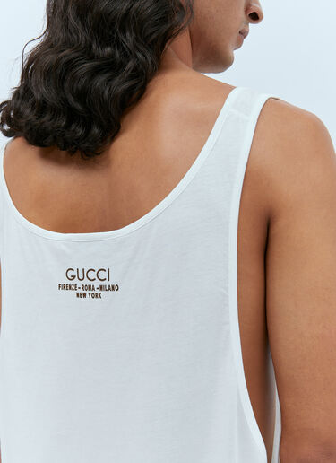 Long Tank Top Gucci Long Tank Top White guc0154020