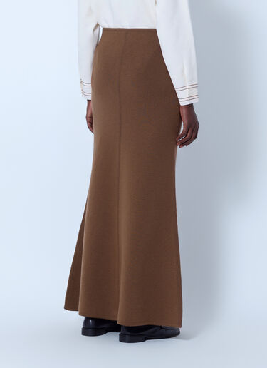 LN-CC® - Max Mara: Knitted Maxi Skirt - Camel Max Mara Knitted Maxi Skirt Camel max0266213
