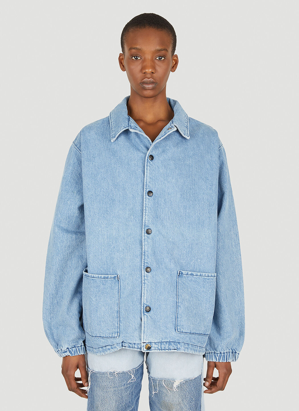Denim 2024 coach jacket