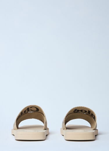 Chloé Woody Slides Beige chl0259029
