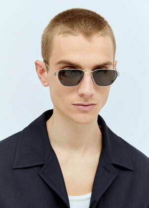Acne Studios Icon Geometric Sunglasses White acn0156008