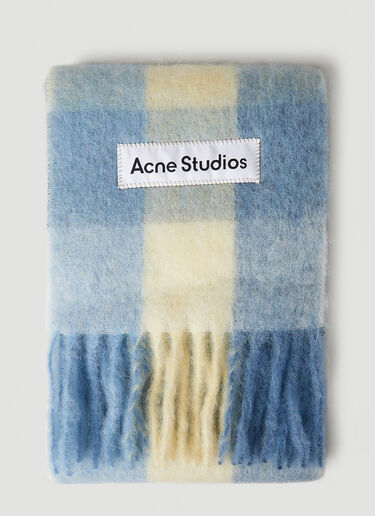 Acne Studios Check Scarf Light Blue acn0246068