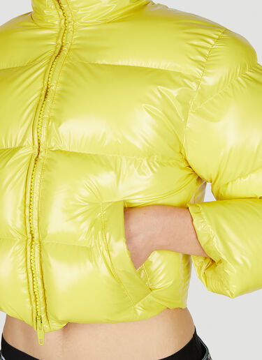 Shrunken Puffer Jacket Balenciaga Shrunken Puffer Jacket Yellow bal0252037