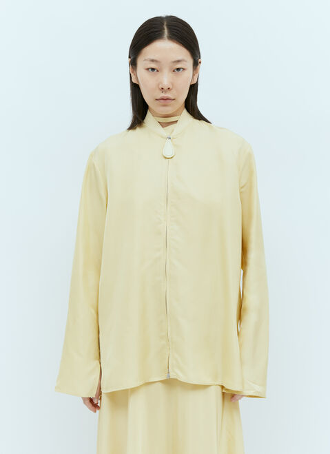 Eytys Crewneck Satin Shirt Black eyt0354014