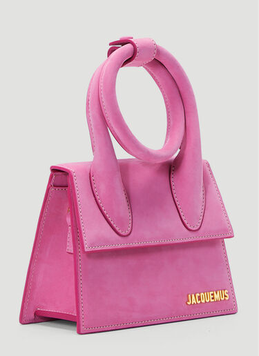 Jacquemus 르 치키토 매듭 핸드백 핑크 jac0244030