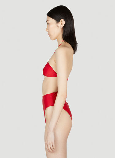 Ziah Neal Halter Bikini Top Red zia0253002