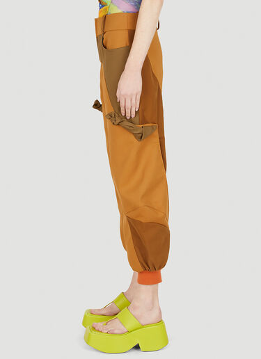 Paula Canovas del Vas Bombacho Colour Block Pants Brown pcd0248003