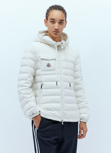 Moncler 아카만테 쇼트 다운 재킷 화이트 mon0255005