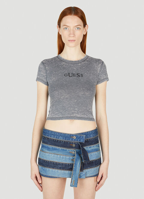 Guess USA Logo Baby T-Shirt Black gue0254006