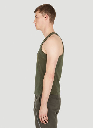 Dion Lee Rib Shift Tank Top Khaki dle0349004