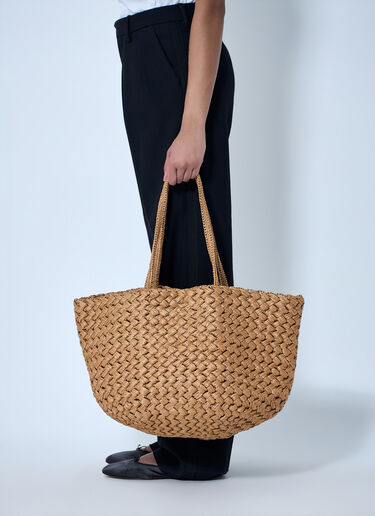 The Row Estelle Two Large Tote Bag Beige row0264088