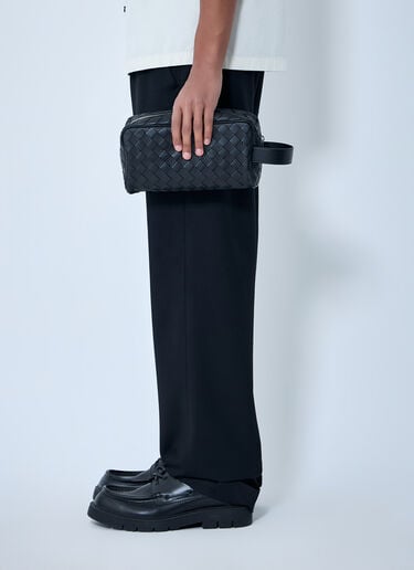 Bottega Veneta Intrecciato Travel Pouch Black bov0163007