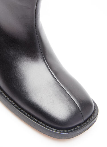 MM6 Maison Margiela Anatomic Ankle Boots Black mmm0253025