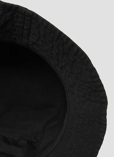 Acne Studios Face Patch Bucket Hat Black acn0149008
