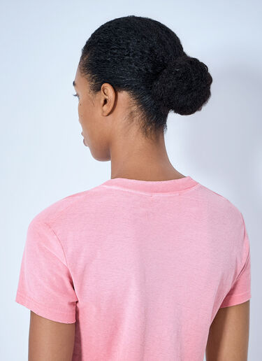 Acne Studios 1996 Fitted Logo T-Shirt Pink acn0265076