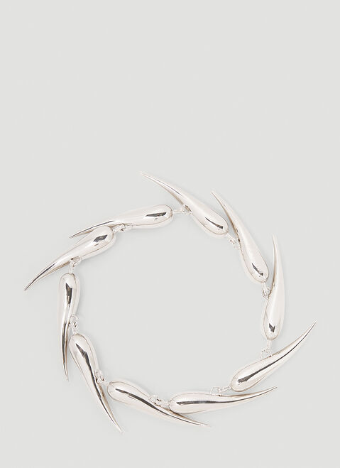 Balenciaga Spike Bracelet Silver bal0252104