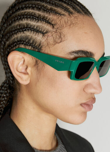 Prada Symbole Sunglasses Green lpr0353008