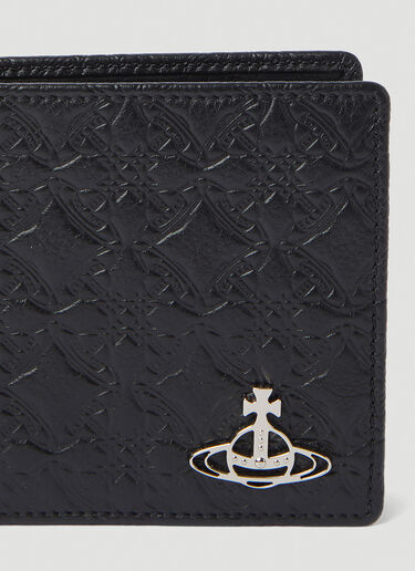 Vivienne Westwood Embossed Bi-Fold Wallet Black vvw0152037
