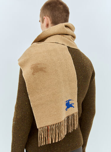 Burberry Reversible EKD Check Scarf Beige bur0157035