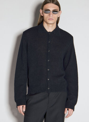 Our Legacy Evening Polo Cardigan Black our0156010