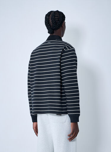 Stüssy Striped Polo Shirt Black sts0163005