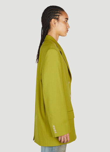 Acne Studios Oversized Single Breasted Blazer Green acn0253037