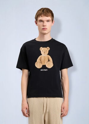 Palm Angels Bear T-Shirt Black pma0164103