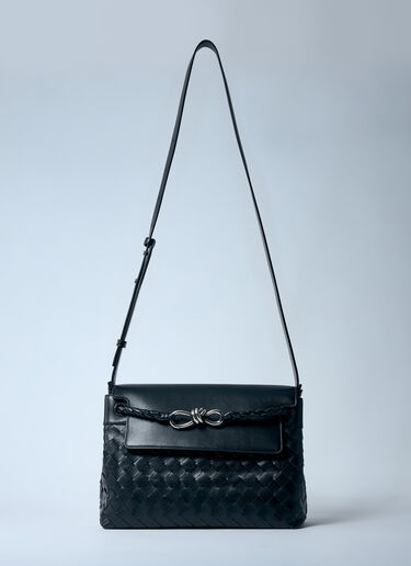 Bottega Veneta Small Andiamo Messenger Bag Black bov0159029