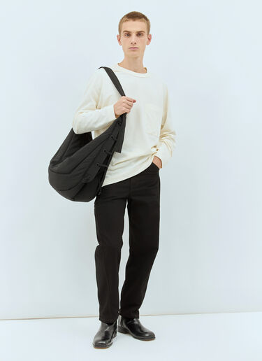 Lemaire Twisted Workwear Pants Black lem0158004