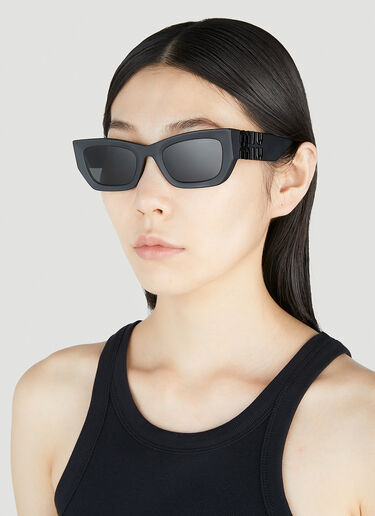 Miu Miu Glimpse Sunglasses Black lmu0253001