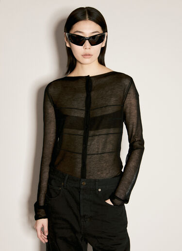 Balenciaga 디나모 사각 선글라스 블랙 bcs0355007