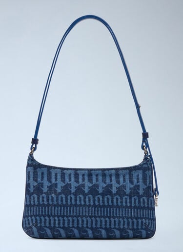 Palm Angels All Over Logo Giorgina Bag Blue pma0264007
