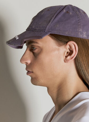 Balenciaga Unity Sports Icon Baseball Cap Purple bal0155059