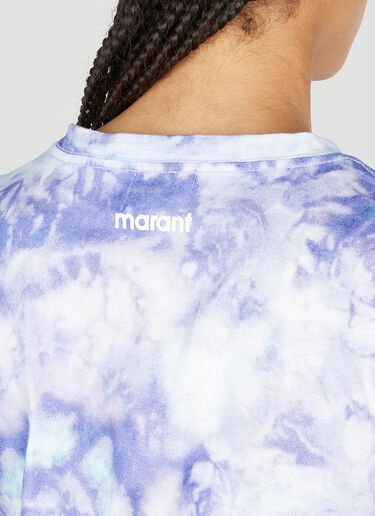 Isabel Marant Étoile 조디아 크롭 티셔츠 퍼플 ibe0251010