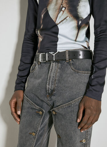 Y Leather Belt Y/PROJECT Y Leather Belt Black ypr0153024