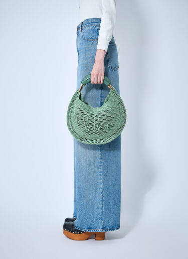 Chloé Summer Banana Hobo Shoulder Bag Green chl0260026