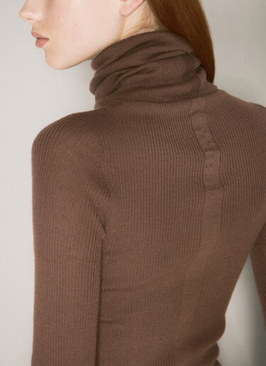 Rick Owens 羊毛衫  棕色 ric0257013