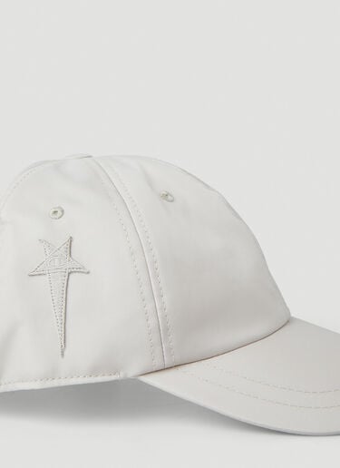 Rick Owens x Champion Pentagram Baseball Cap White roc0148018