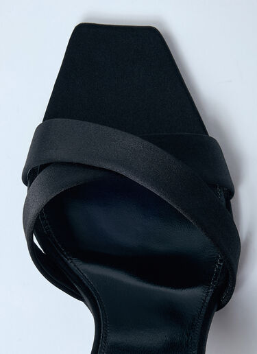 Saint Laurent 오피움 85 샌들  블랙 sla0259040