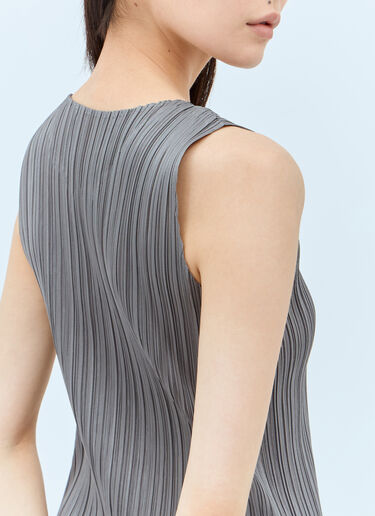 Pleated Tank Top Pleats Please Issey Miyake Pleated Tank Top Grey plp0256014